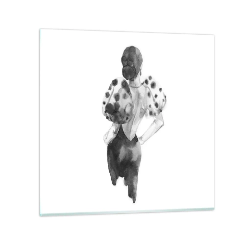 Cuadro sobre vidrio - Impresiones sobre Vidrio - Pasa justo por aquí - 50x50 cm