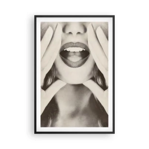 Póster en marco negro - ¡Ya estoy en camino! - 61x91 cm