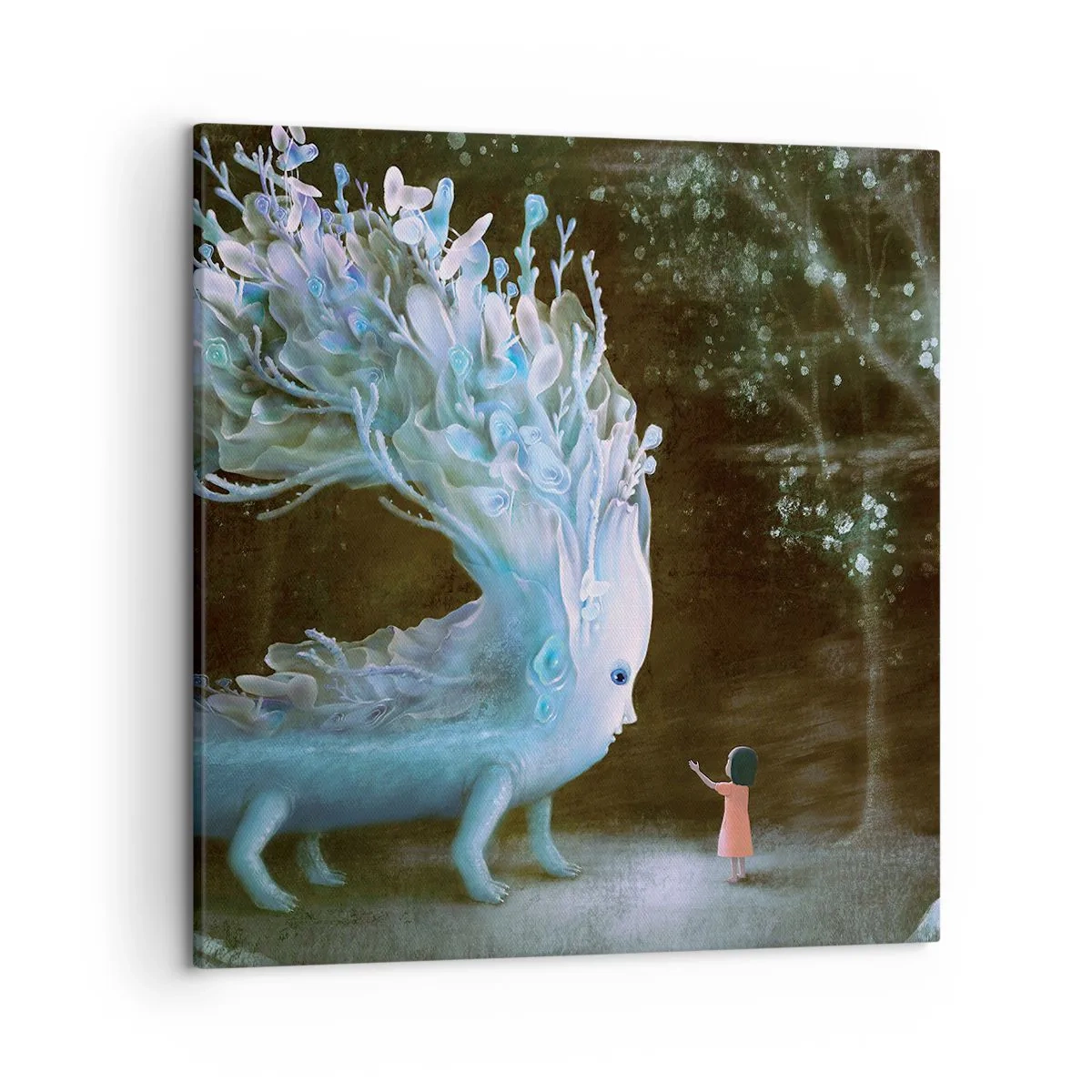 Cuadro sobre lienzo - Impresión de Imagen - Una reunión fantástica - 50x50 cm