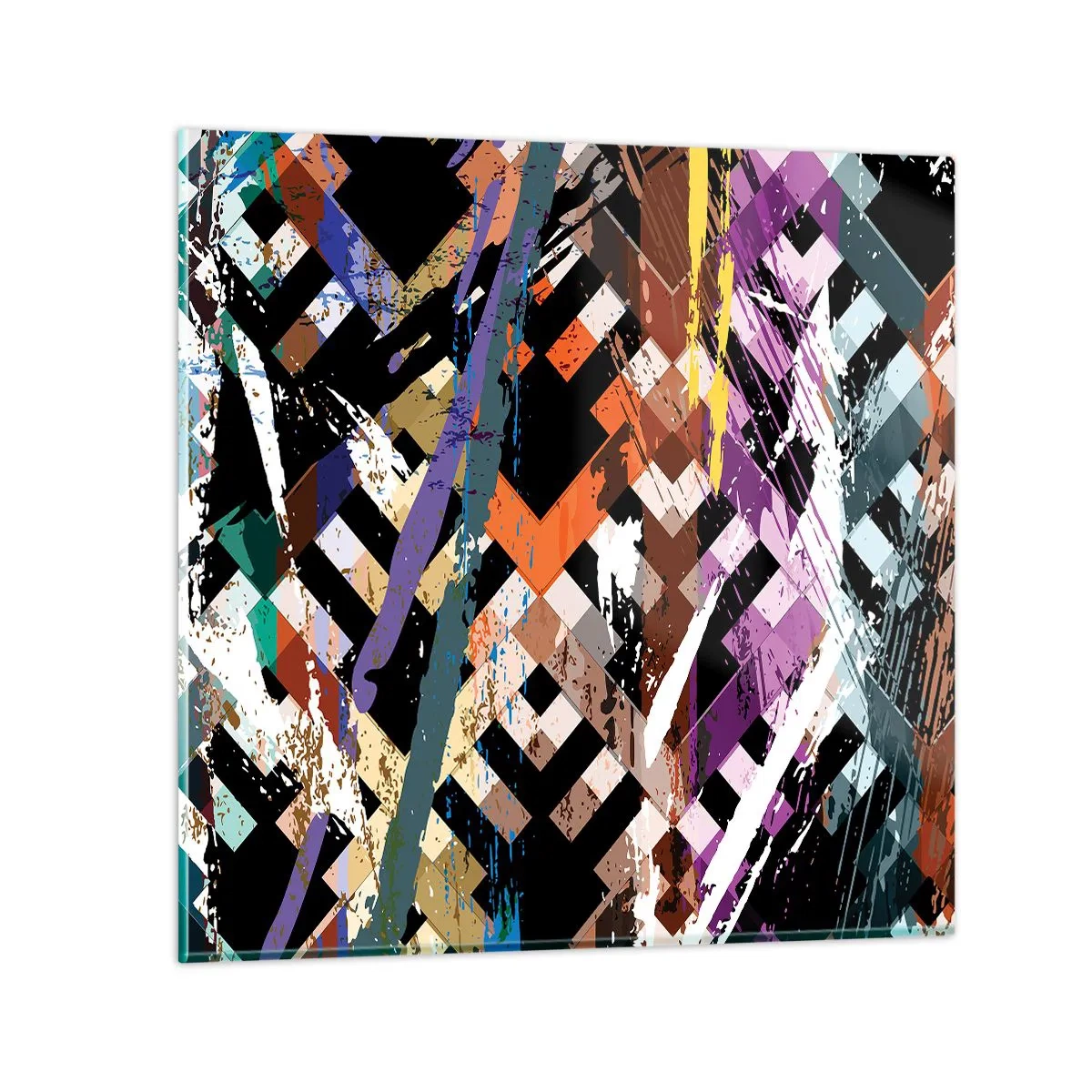 Cuadro sobre vidrio - Impresiones sobre Vidrio - Elevado al cuadrado - 40x40 cm