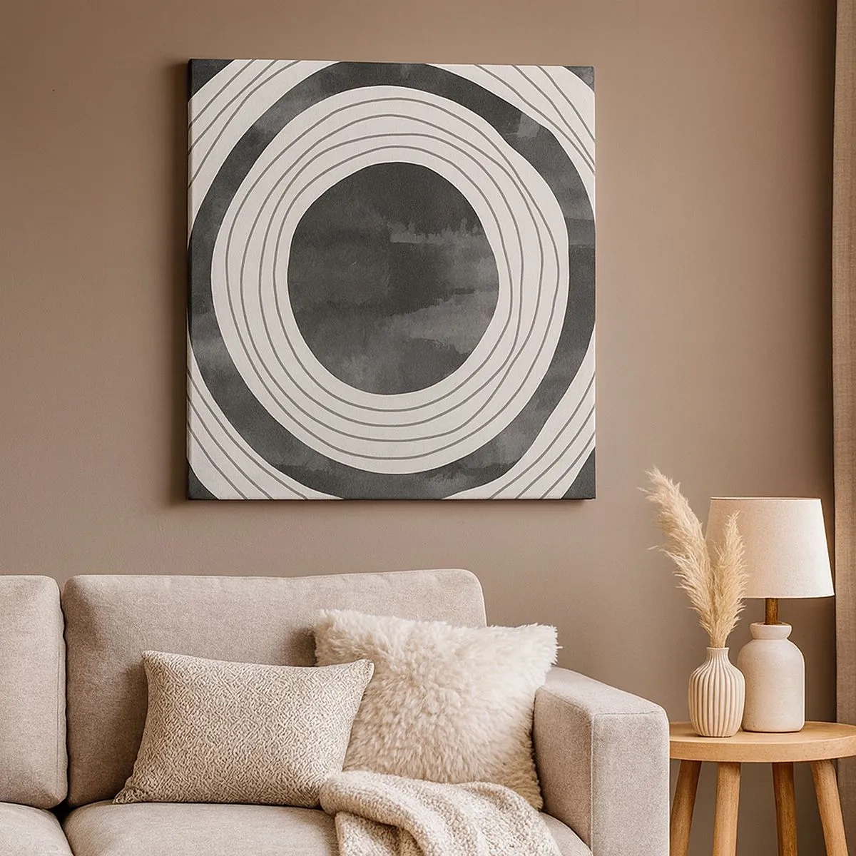 Cuadro sobre lienzo - Impresión de Imagen - En el centro mismo - 30x30 cm