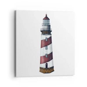 Cuadro sobre lienzo - Impresión de Imagen - Siempre en guardia - 70x70 cm