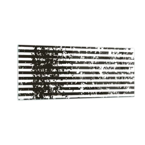 Cuadro sobre vidrio - Impresiones sobre Vidrio - Ritmo y ruido - 100x40 cm