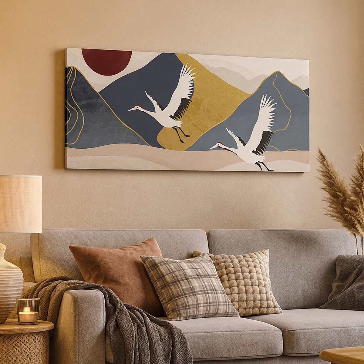 Cuadro sobre lienzo - Impresión de Imagen - Y el día ha vuelto a pasar volando - 30x30 cm