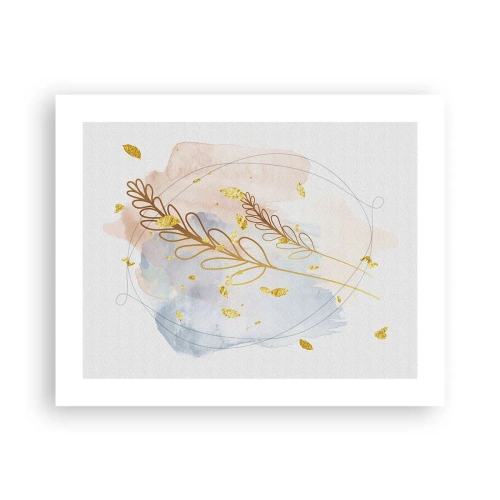 Póster - Ráfaga dorada - 50x40 cm