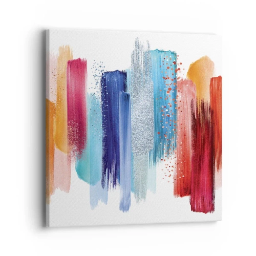 Cuadro sobre lienzo - Impresión de Imagen - Arriba y abajo - 40x40 cm