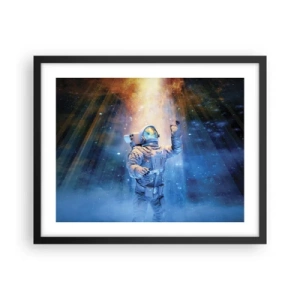 Póster en marco negro - El descubrimiento - 50x40 cm