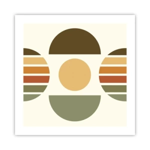 Póster - Los tonos de la tierra - 50x50 cm