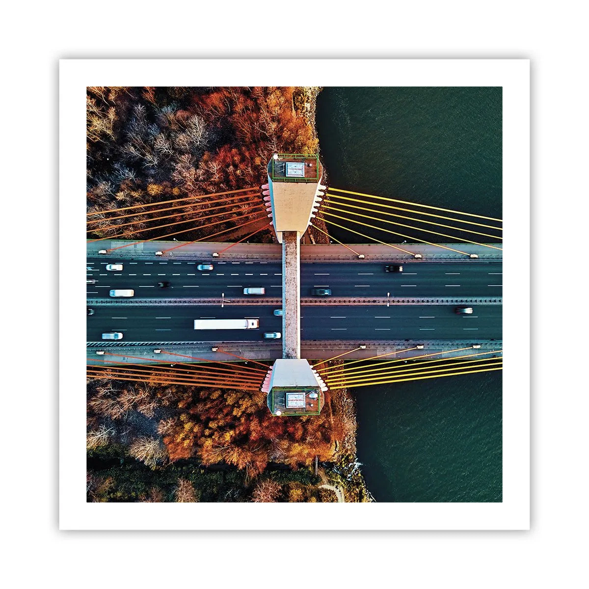 Póster - Más allá de las aguas, más allá de los bosques - 60x60 cm