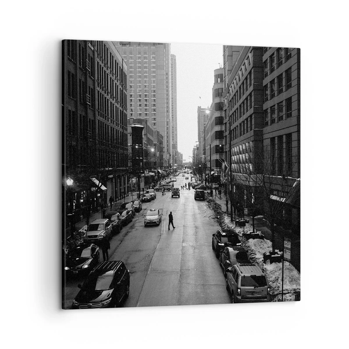 Cuadro sobre lienzo - Impresión de Imagen - Un día como otro cualquiera - 50x50 cm