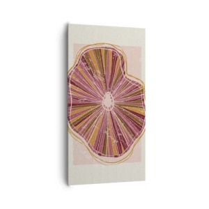 Cuadro sobre lienzo - Impresión de Imagen - Abstracción radiante - 65x120 cm