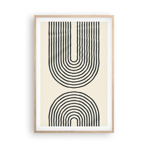 Póster en marco roble claro - Próximamente... - 61x91 cm