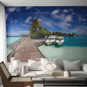 Fotomural Standard Eco - Y sin embargo el paraíso existe - Paisaje, Paraíso, Mar - 500x350 cm