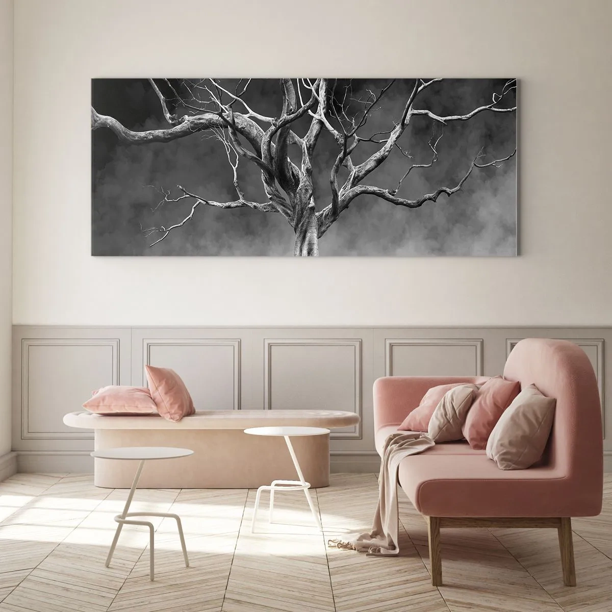 Cuadro sobre vidrio - Impresiones sobre Vidrio - Primordial y sagrado - 100x40 cm