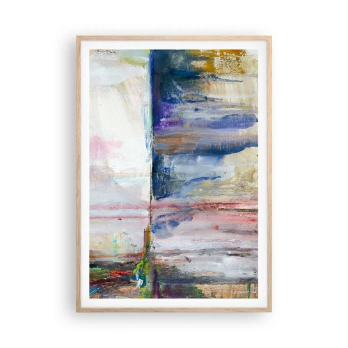 Póster en marco roble claro - Impresiones y asociaciones de colores - 70x100 cm