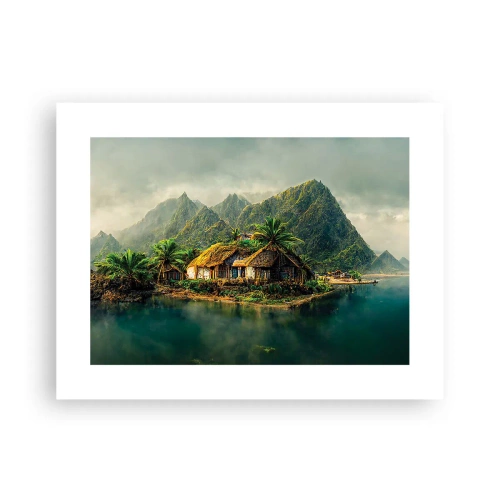 Póster - Paraíso tropical - 40x30 cm