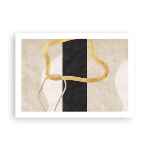 Póster - Formas en bucle - 70x50 cm