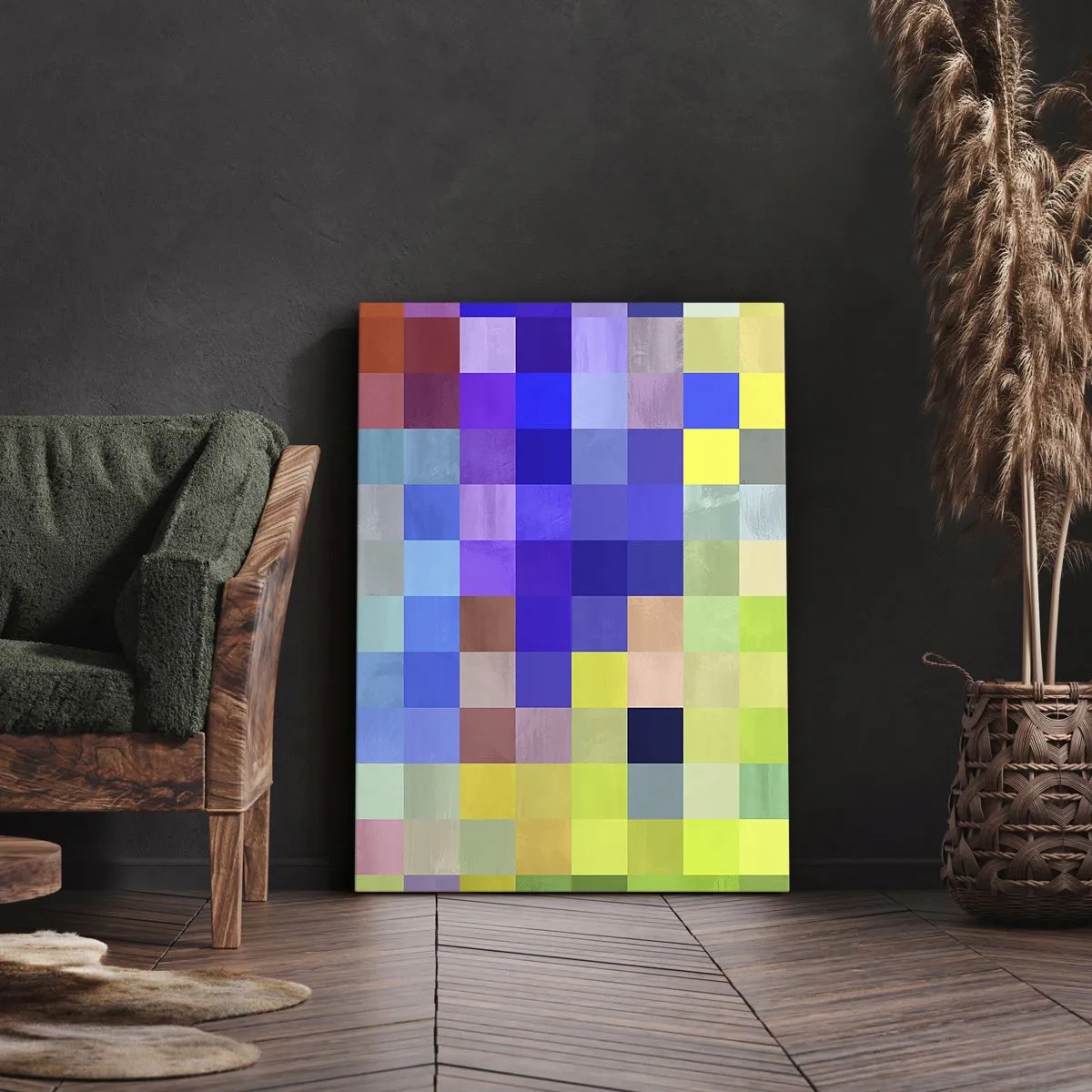 Cuadro sobre lienzo - Impresión de Imagen - Cada uno diferente, todos iguales - 45x80 cm