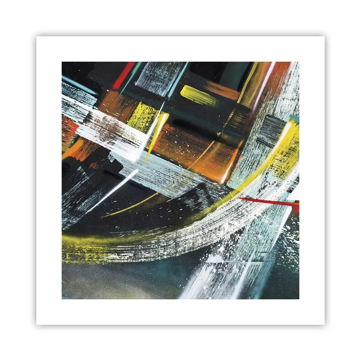Póster - La energía del movimiento - 40x40 cm
