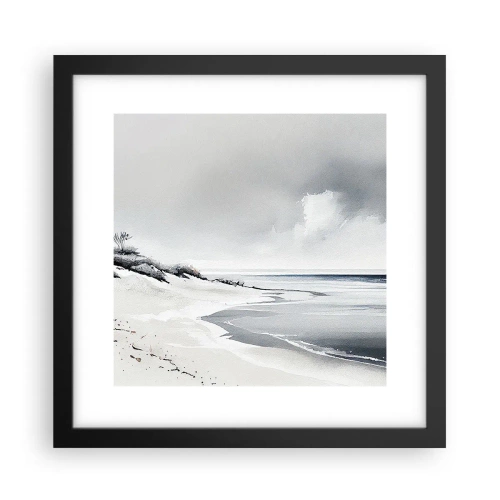 Póster en marco negro - Juntos desde el principio de los tiempos - 30x30 cm