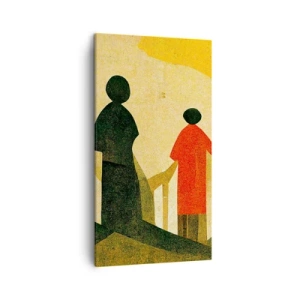 Cuadro sobre lienzo - Impresión de Imagen - Todavía lejos del destino - 45x80 cm