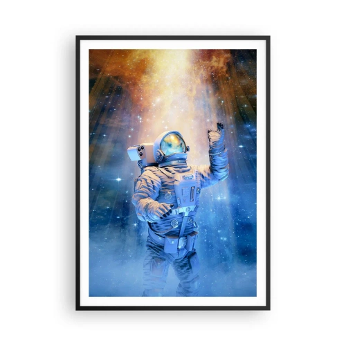 Póster en marco negro - El descubrimiento - 70x100 cm