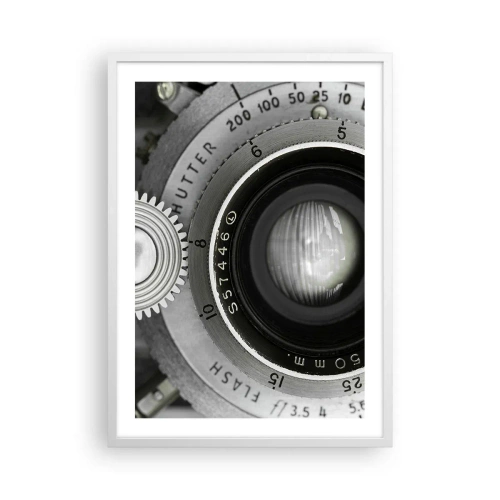 Póster en marco blanco - Una historia de Hollywood - 50x70 cm