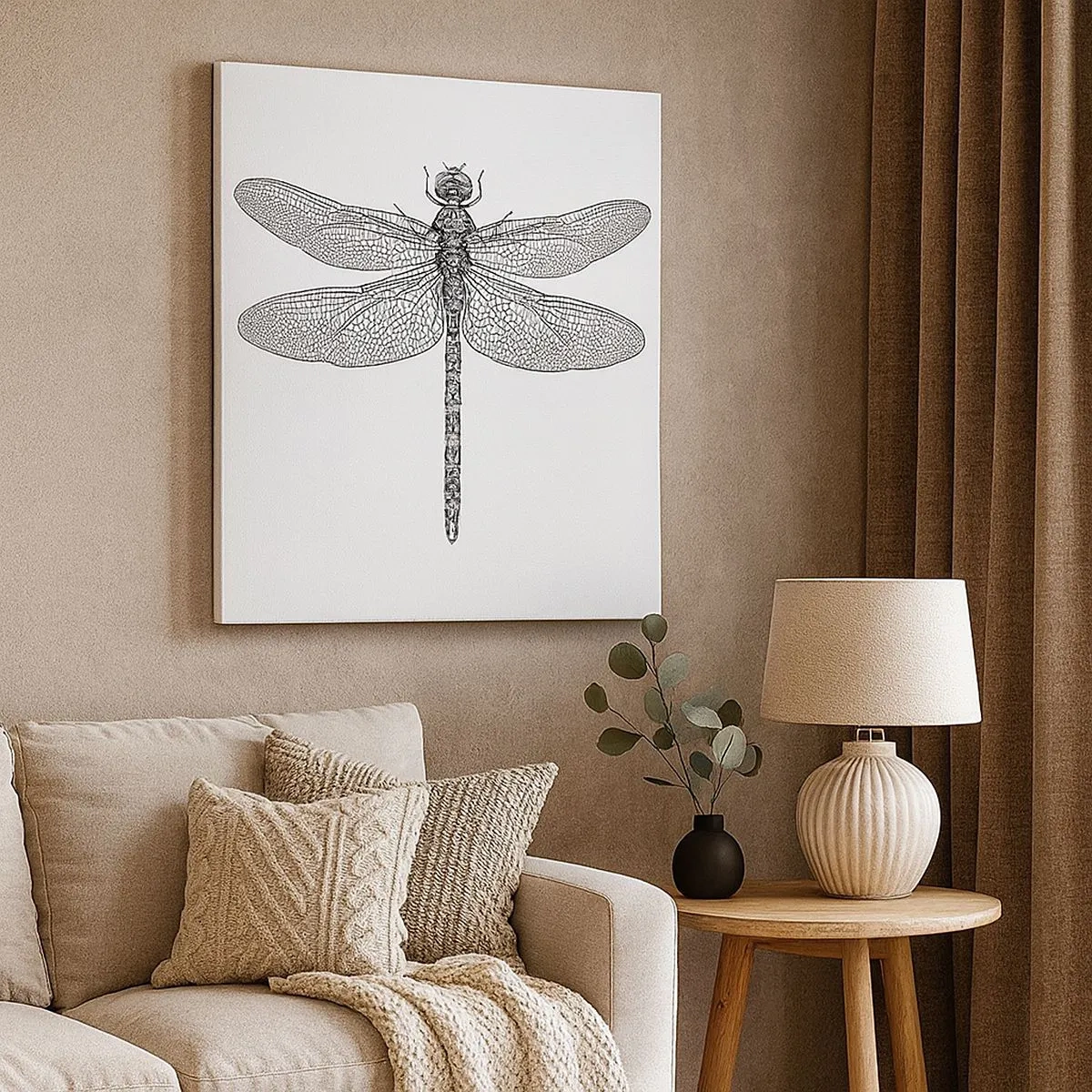 Cuadro sobre lienzo - Impresión de Imagen - Precisión de la naturaleza - 30x30 cm