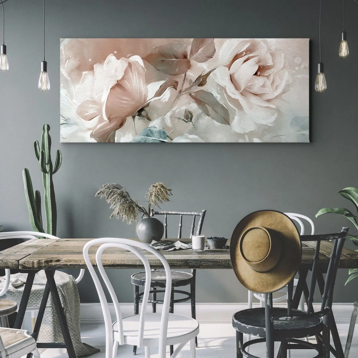 Cuadro sobre lienzo - Impresión de Imagen - El espíritu del romanticismo - 100x40 cm