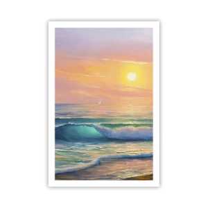 Póster - El canto turquesa de las olas - 61x91 cm