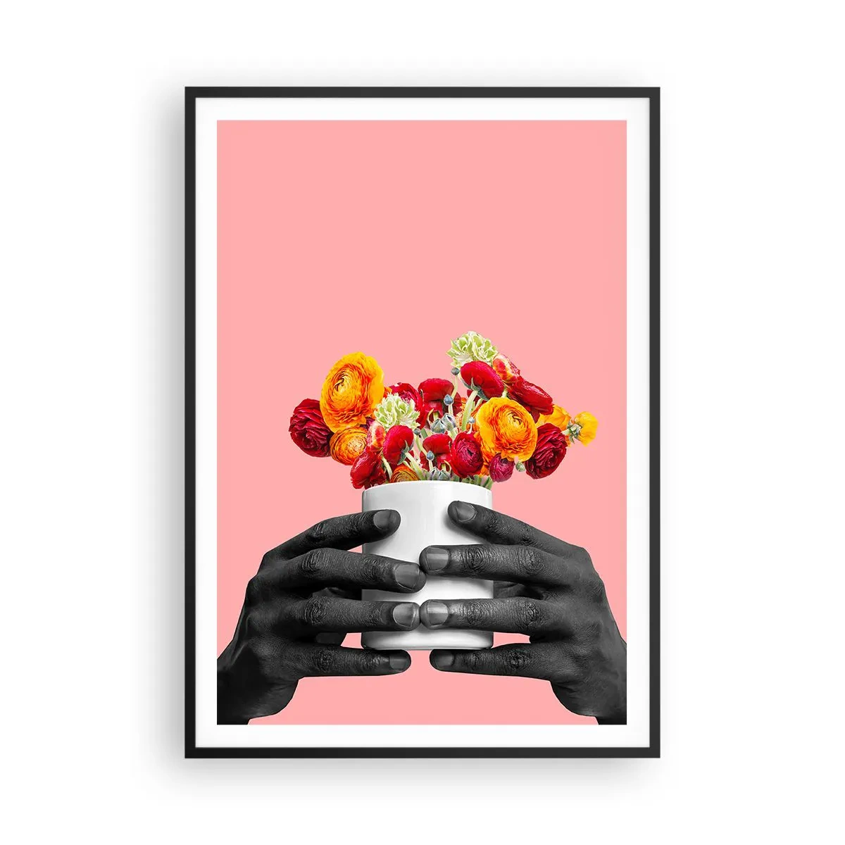 Póster en marco negro - La apoteosis de la vida - 70x100 cm