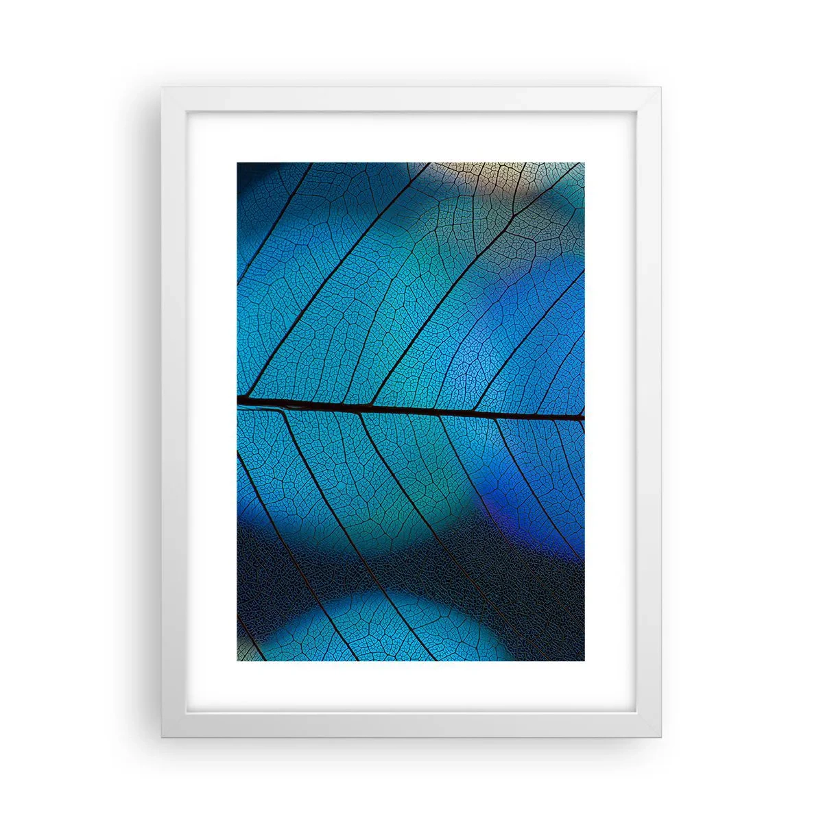 Póster en marco blanco - Construcción intrincada - 30x40 cm