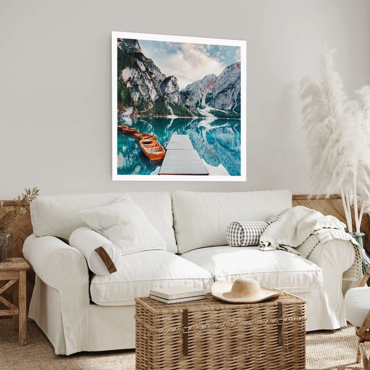 Póster - Te mostraremos la fuente de la belleza - 30x30 cm