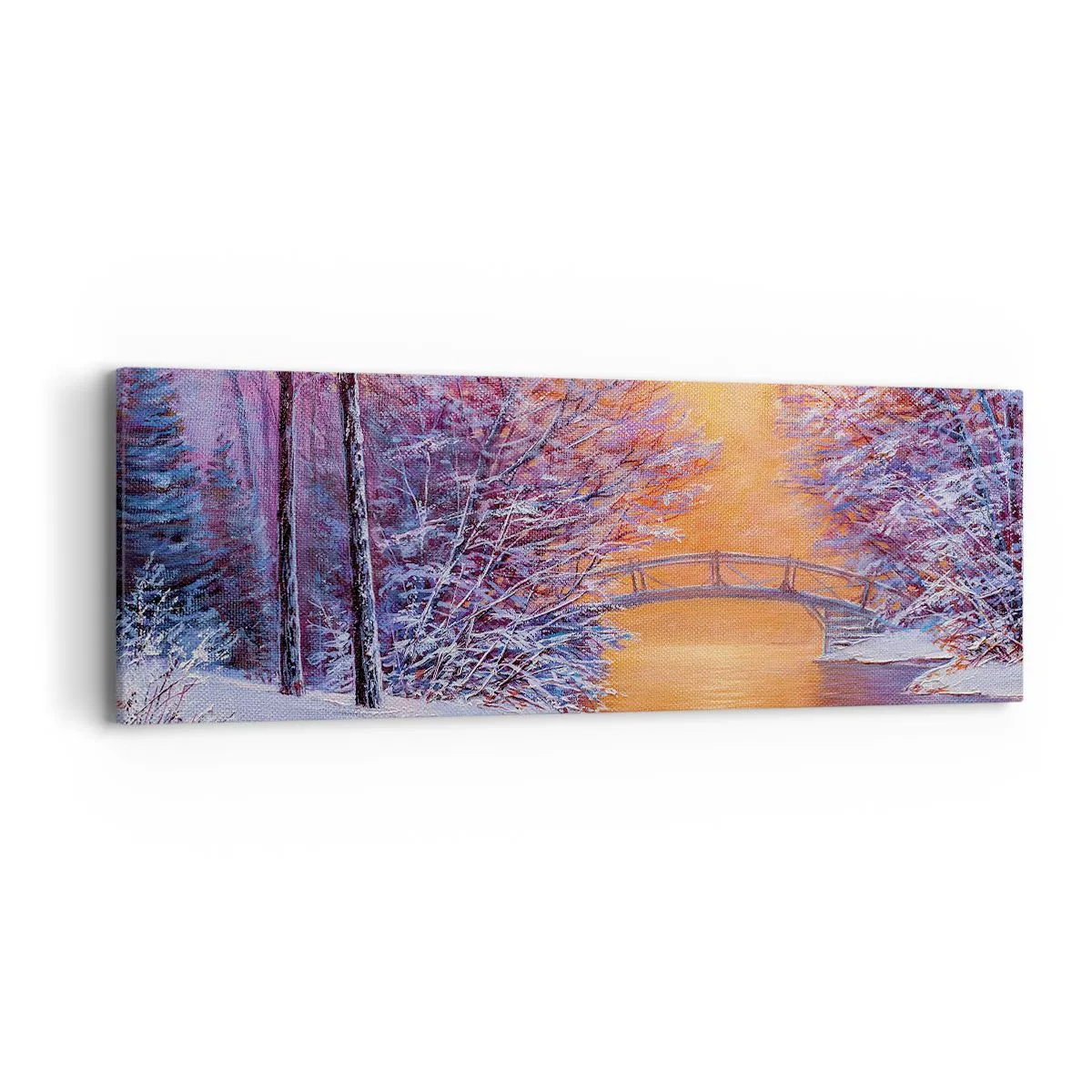 Cuadro sobre lienzo - Impresión de Imagen - Reunámonos aquí - 90x30 cm