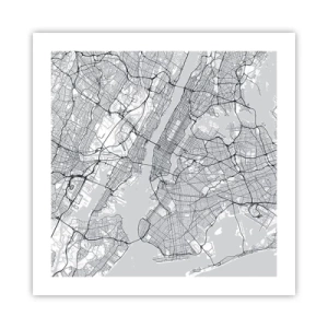 Póster - Anatomía de una metrópolis - 50x50 cm