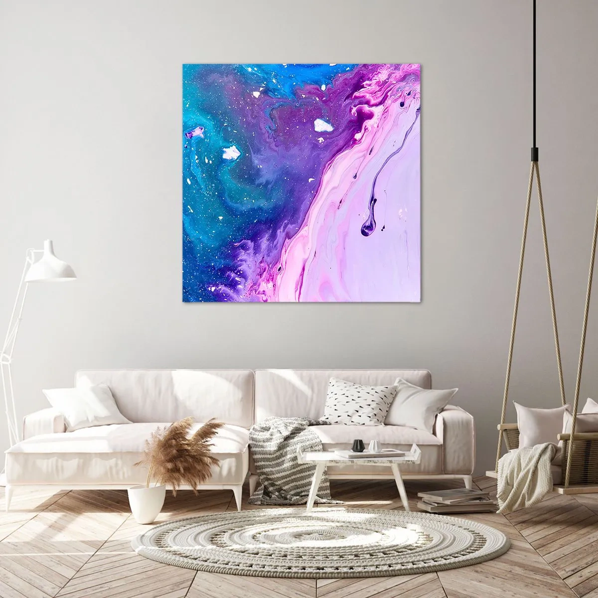 Cuadro sobre lienzo - Impresión de Imagen - Yin y yang - 50x50 cm