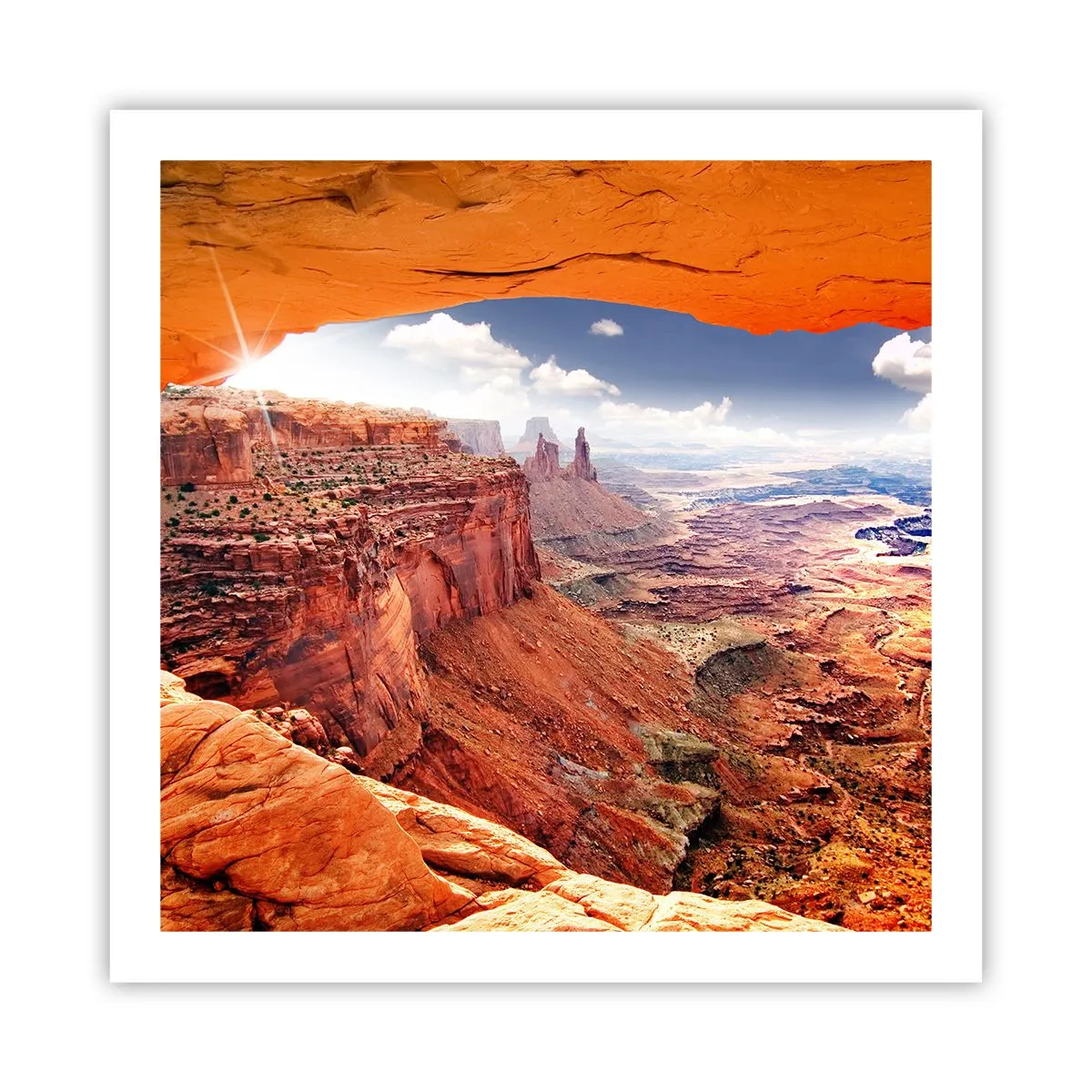 Póster - Tallado por la propia naturaleza - 60x60 cm