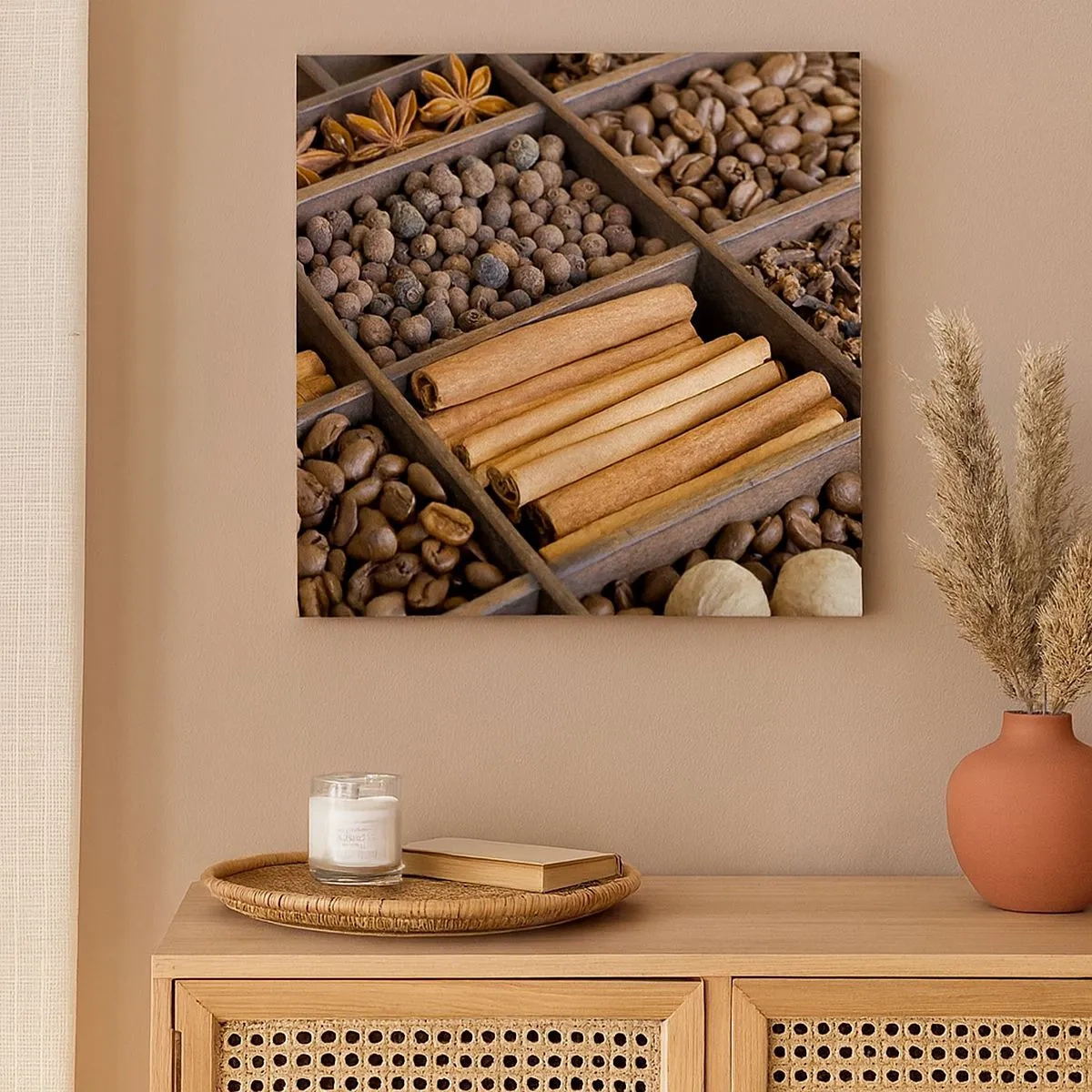 Cuadro sobre lienzo - Impresión de Imagen - Un tesoro de aromas - 30x30 cm