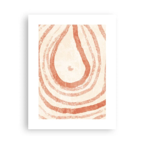 Póster - Círculos de coral - composición - 30x40 cm
