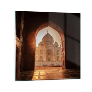 Cuadro sobre vidrio - Impresiones sobre Vidrio - Un monumento al amor sobrenatural - 50x50 cm