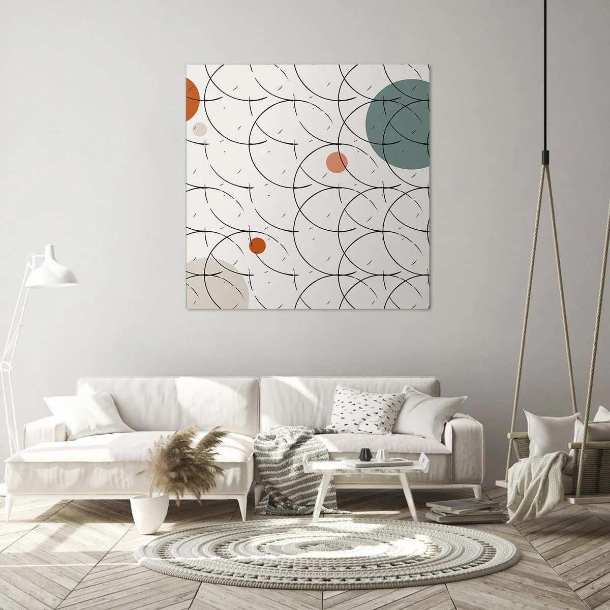 Cuadro sobre lienzo - Impresión de Imagen - Con espíritu pop-art - 70x70 cm