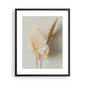 Póster en marco negro - Armonía y consuelo - 40x50 cm