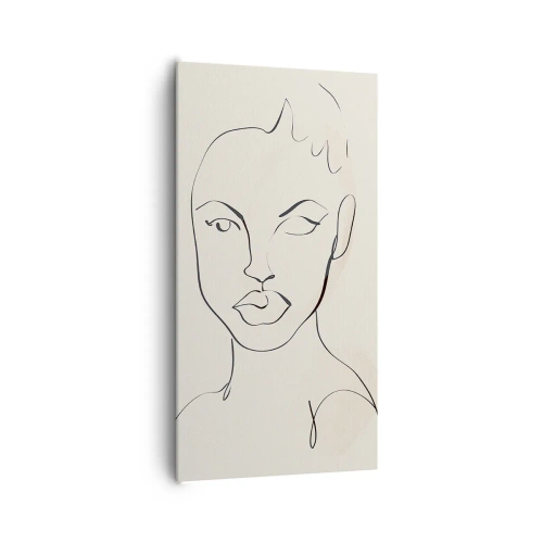 Cuadro sobre lienzo - Impresión de Imagen - Un esbozo de sensualidad - 65x120 cm