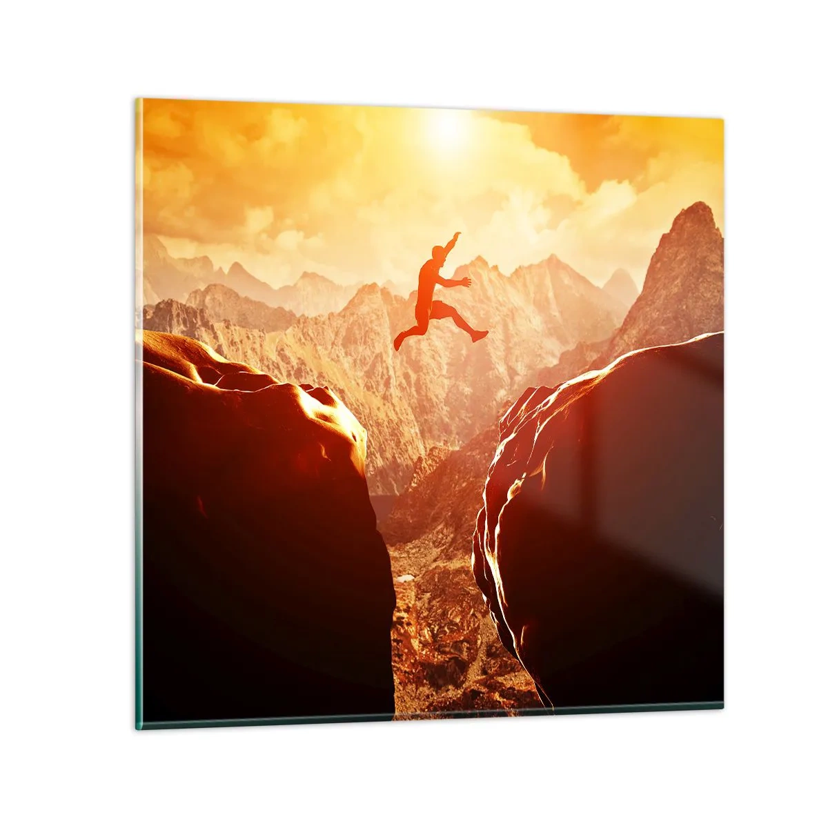 Cuadro sobre vidrio - Impresiones sobre Vidrio - Pasando el límite - 60x60 cm