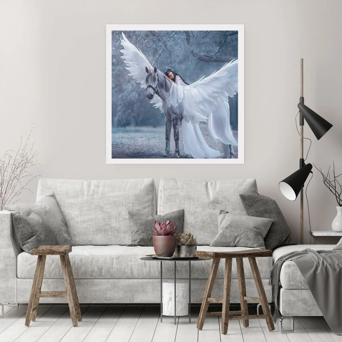 Póster - Un momento de inspiración - 40x40 cm