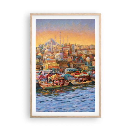 Póster en marco roble claro - Una historia en Estambul - 61x91 cm