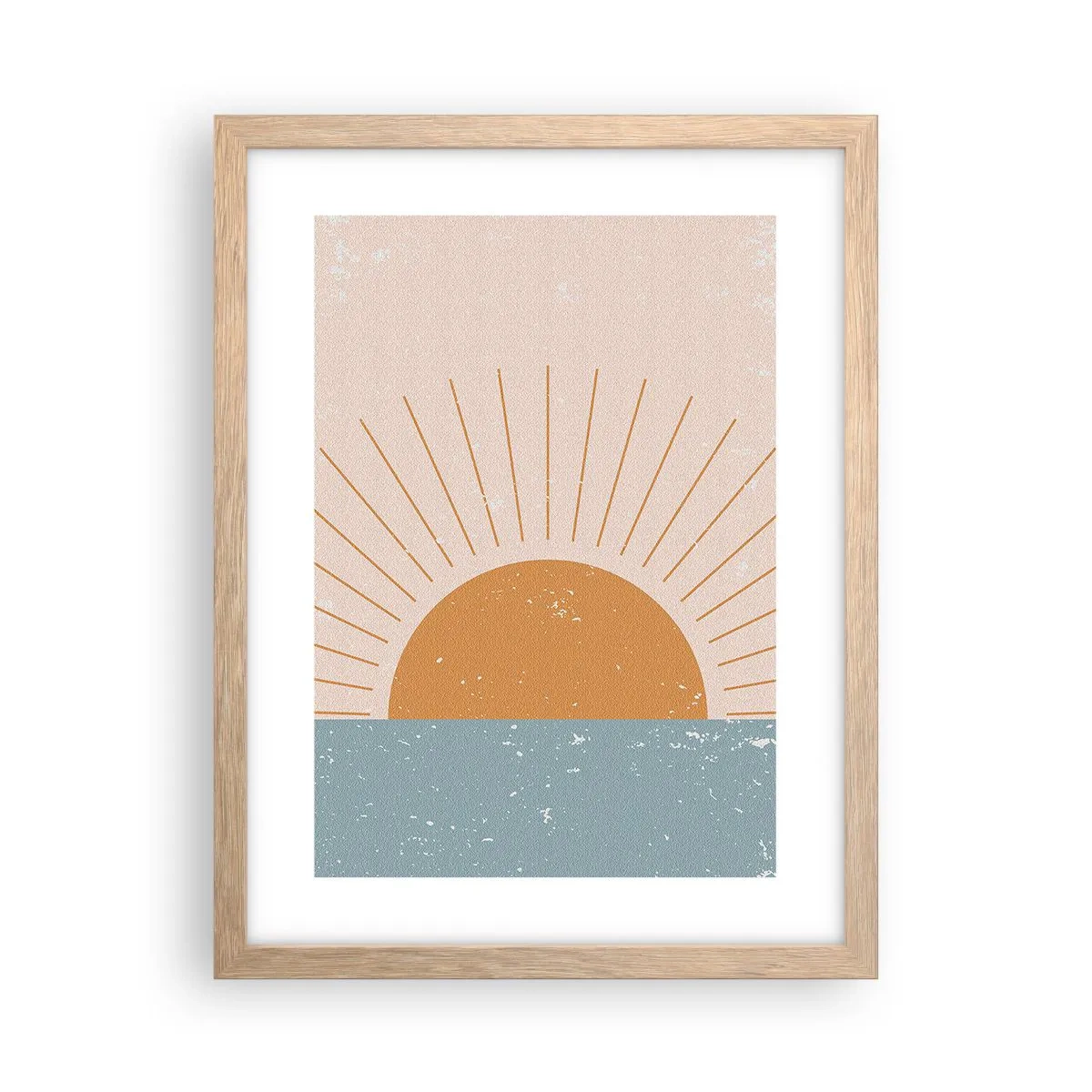 Póster en marco roble claro - La maravilla de cada día - 30x40 cm