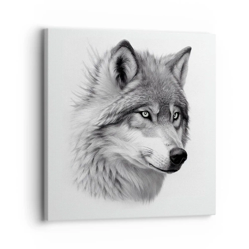 Cuadro sobre lienzo - Impresión de Imagen - Alfa - sin duda - 30x30 cm