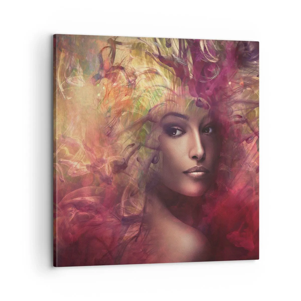 Cuadro sobre lienzo - Impresión de Imagen - ¡Aquí estoy! - 60x60 cm