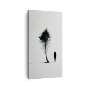 Cuadro sobre lienzo - Impresión de Imagen - Todos deambulamos alguna vez - 55x100 cm